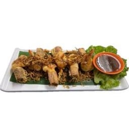 กุ้งราดซอสมะขาม