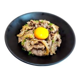 ข้่าวหน้าเนื้อสไลด์ (ไข่ออนเซนสั่งเพิ่ม)