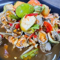 ตำหอยแครง