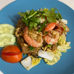 ผัดวุ้นเส้นสด