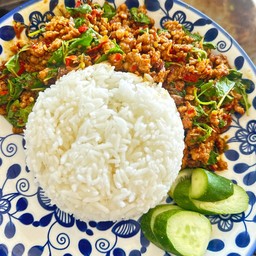 ข้าวกะเพราหมูสับ