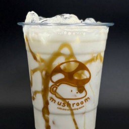 นมสดคาราเมลเย็น