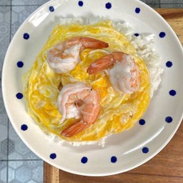 ข้าวไข่ข้นกุ้ง