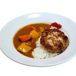 ข้าวแกงกะหรี่หมูแฮมเบิรก์