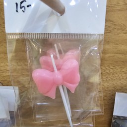 โบว์รักสีชมพู(ชิ้นละ)