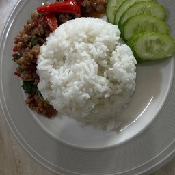 ข้าวกระเพราหมูสับ
