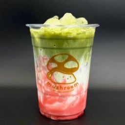 มัจฉะสตอเบอรี่ลาเต้