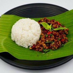 ข้าวกระเพราหมูสับ