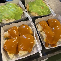 ปังวาฟเฟิลสังขยาชาไทย