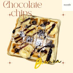 วาฟเฟิลช็อคชิพกล้วย