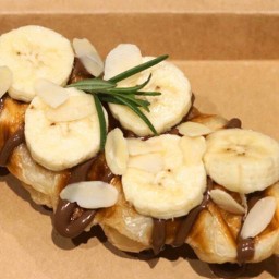 Nutella Banana Croffle