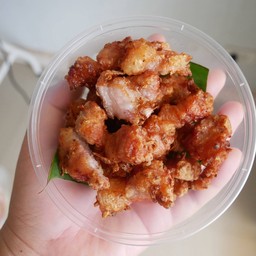 หมูสามชั้นทอด(กับข้าว)