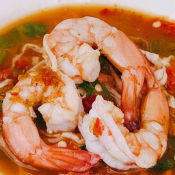ยำ กุ้งสุก