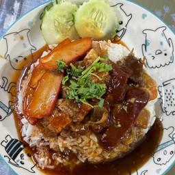 ข้าวหน้าเป็ดหมูแดง