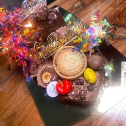 BD Heart choc brownie