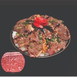 (5)ข้าวหน้าเนื้อ ท้อปไซต์วากิว