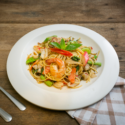 สปาเก็ตตี้ผัดขี้เมาทะเล