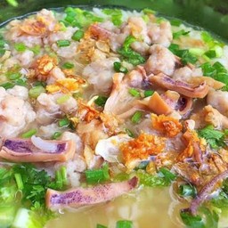 ข้าวต้มหมึกแห้ง