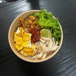 LazyChicken หมี่ไก่ฉีก ไข่ห่อข้าว