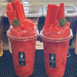 แตงโมปั่น เนื้อล้วนๆไม่ผสมน้ำแข็ง