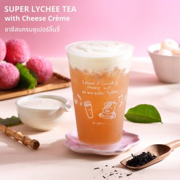 ชาชีสแครมซุปเปอร์ลิ้นจี่่