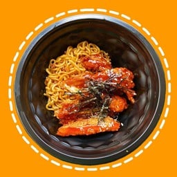 มาม่านิสชินไก่เผ็ดเกาหลีดับเบิ้ลซอส