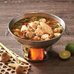 ต้มซั่วไก่โลว์ยูริก (หม้อไฟ)