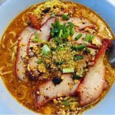 บะหมี่หมูแดงต้มยำ