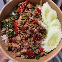 ข้าวกะเพราหมูสับ