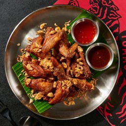 ไก่บ้านทอดน้ำปลา