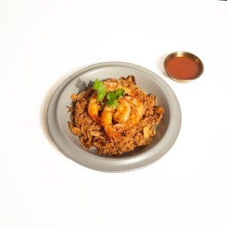 ไข่เจียวฟู กุ้งสับ