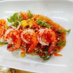 ยำกุ้งสุก