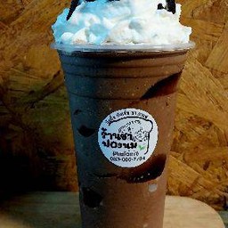 โกโก้ ดับเบิ้ลโอริโอ้ปั่น ท๊อปปิ้งวิปปิ้งครีม