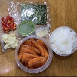 แซลมอนดองซีอิ๊ว100กรัม