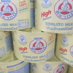 นมหมีปั่น