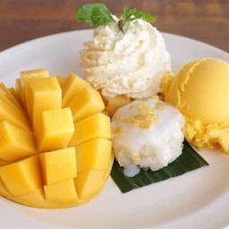 ข้าวเหนียวมะม่วง ไอติม