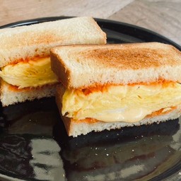 Omelette & cheese  shokupan