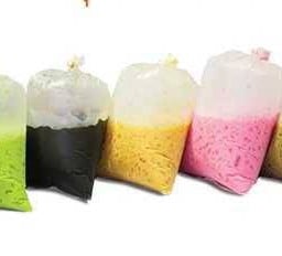 นมเผือกถุง