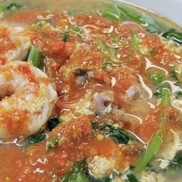สุกี้น้ำ หมึกกุ้ง