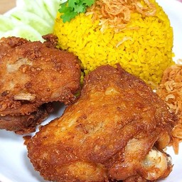 ข้าวหมกไก่ทอด2ชิ้น