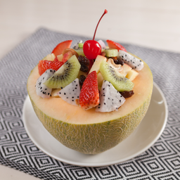 สลัดผลไม้รวม(เมล่อน)