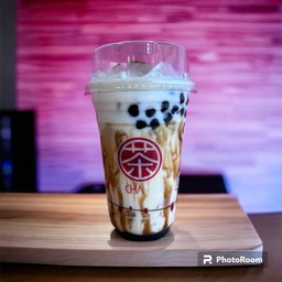 นมสดไข่มุก-น้ำตาลดำ