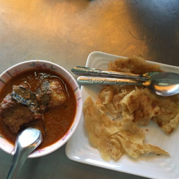 โรตี+มัสมั่นไก่