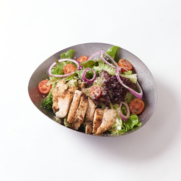 สลัดไก่ย่างและเพสโต