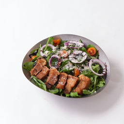 สลัดหมูกรอบและซอสบัลซามิค