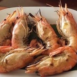 กุ้งเผา 6 ตัว
