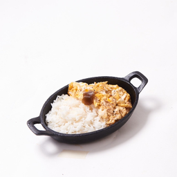 ข้าวไข่เขี่ยแบบโฮมมี่มาก ๆ