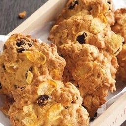 คุกกี้คอร์นเฟลกลูกเกด