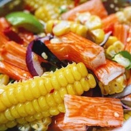 ยำปูอัดข้าวโพด