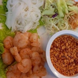 ขนมจีนทรงเครื่องกุ้ง (เล็ก)